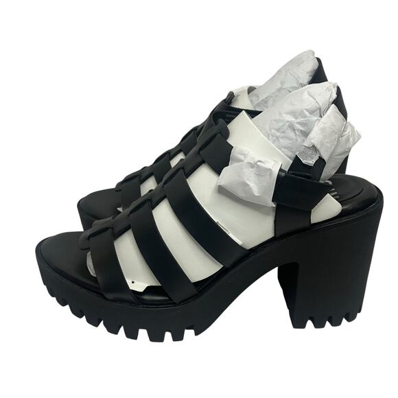 NWT Madden NYC Women's Black Genisis Fisherman's Sandals Size 11 - Picture 6 of 9